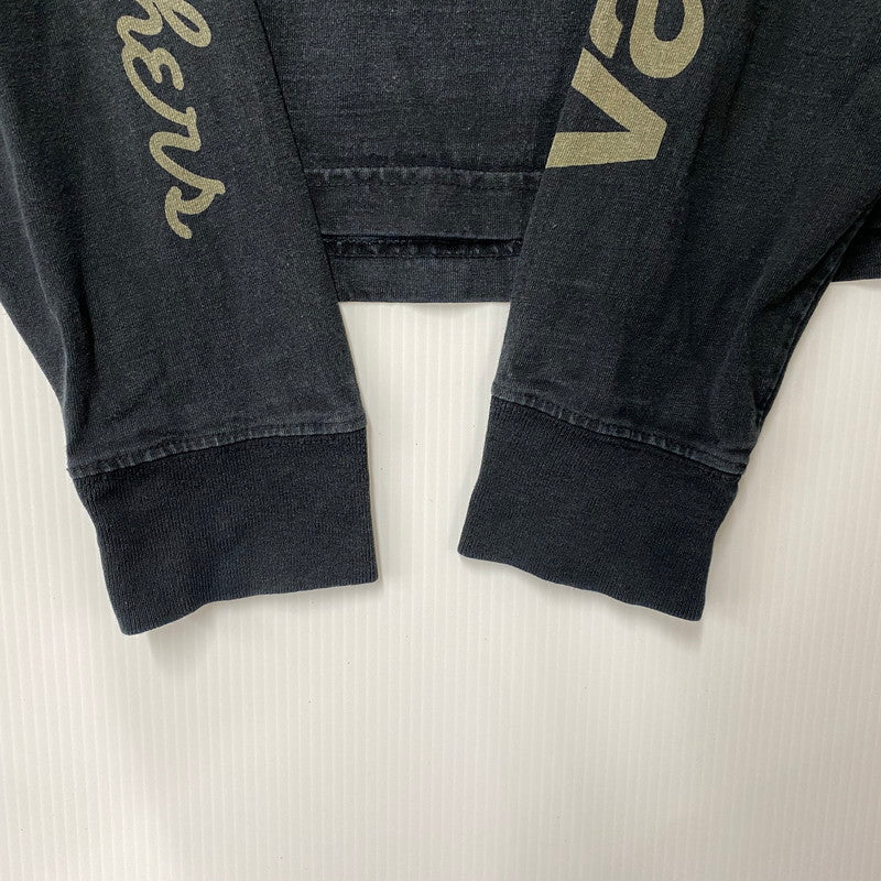 【中古品】【メンズ】 VANSON バンソン MADE IN CALIFORNIA SKULL WING PRINT LS TEE スカル ウィング プリント ロングスリーブ Tシャツ トップス 長袖 145-260812-cs-24-izu サイズ：L カラー：ブラック 万代Net店