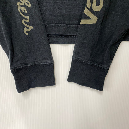 【中古品】【メンズ】 VANSON バンソン MADE IN CALIFORNIA SKULL WING PRINT LS TEE スカル ウィング プリント ロングスリーブ Tシャツ トップス 長袖 145-260812-cs-24-izu サイズ：L カラー：ブラック 万代Net店