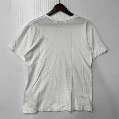 【中古品】【メンズ】 PLAY COMME des GARCONS プレイコムデギャルソン BLACK EMBLEM S/S TEE AX-T064 ショートスリーブ Tシャツ 半袖 140-260814-as-05-izu サイズ：M カラー：ホワイト 万代Net店