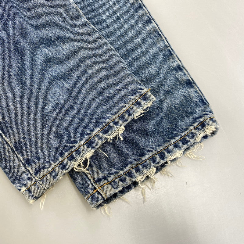 【中古品】【メンズ】 SAINT LAURENT サンローラン 551351 Y969T D18 SLIM LOW WAIST DAMAGE DENIM PANTS スリム ロウ ウエスト ダメージ デニム パンツ 152-260806-yn-13-izu サイズ：W30 カラー：インディゴ 万代Net店