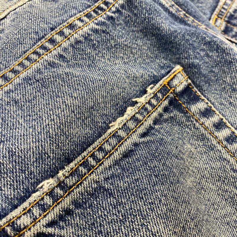 【中古品】【メンズ】 SAINT LAURENT サンローラン 551351 Y969T D18 SLIM LOW WAIST DAMAGE DENIM PANTS スリム ロウ ウエスト ダメージ デニム パンツ 152-260806-yn-13-izu サイズ：W30 カラー：インディゴ 万代Net店