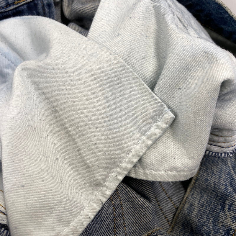 【中古品】【メンズ】 SAINT LAURENT サンローラン 551351 Y969T D18 SLIM LOW WAIST DAMAGE DENIM PANTS スリム ロウ ウエスト ダメージ デニム パンツ 152-260806-yn-13-izu サイズ：W30 カラー：インディゴ 万代Net店