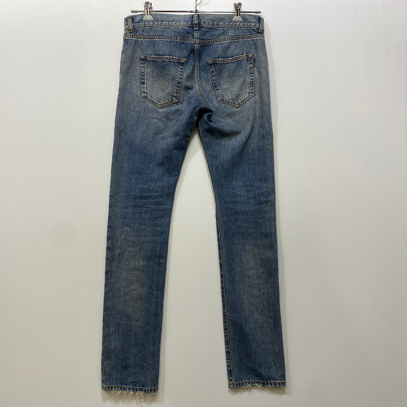 【中古品】【メンズ】 SAINT LAURENT サンローラン 551351 Y969T D18 SLIM LOW WAIST DAMAGE DENIM PANTS スリム ロウ ウエスト ダメージ デニム パンツ 152-260806-yn-13-izu サイズ：W30 カラー：インディゴ 万代Net店