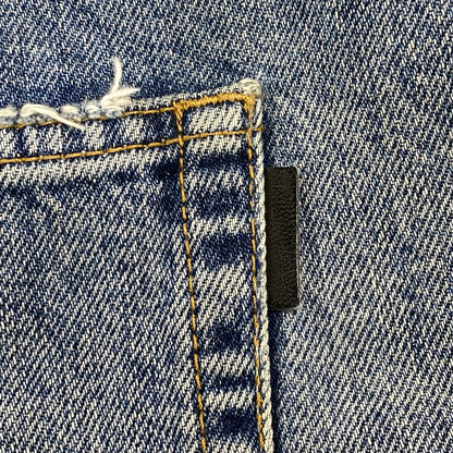 【中古品】【メンズ】 SAINT LAURENT サンローラン 551351 Y969T D18 SLIM LOW WAIST DAMAGE DENIM PANTS スリム ロウ ウエスト ダメージ デニム パンツ 152-260806-yn-13-izu サイズ：W30 カラー：インディゴ 万代Net店