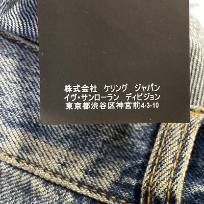 【中古品】【メンズ】 SAINT LAURENT サンローラン 551351 Y969T D18 SLIM LOW WAIST DAMAGE DENIM PANTS スリム ロウ ウエスト ダメージ デニム パンツ 152-260806-yn-13-izu サイズ：W30 カラー：インディゴ 万代Net店