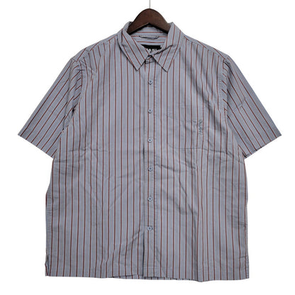 【中古美品】【メンズ】 QUASI クワジ KALVIN SHORT SLEEVE BUTTON UP SHIRT ショートスリーブ ボタンアップ シャツ 半袖 142-260814-as-07-izu サイズ：M カラー：ライトブルー系 万代Net店