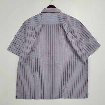 【中古美品】【メンズ】 QUASI クワジ KALVIN SHORT SLEEVE BUTTON UP SHIRT ショートスリーブ ボタンアップ シャツ 半袖 142-260814-as-07-izu サイズ：M カラー：ライトブルー系 万代Net店