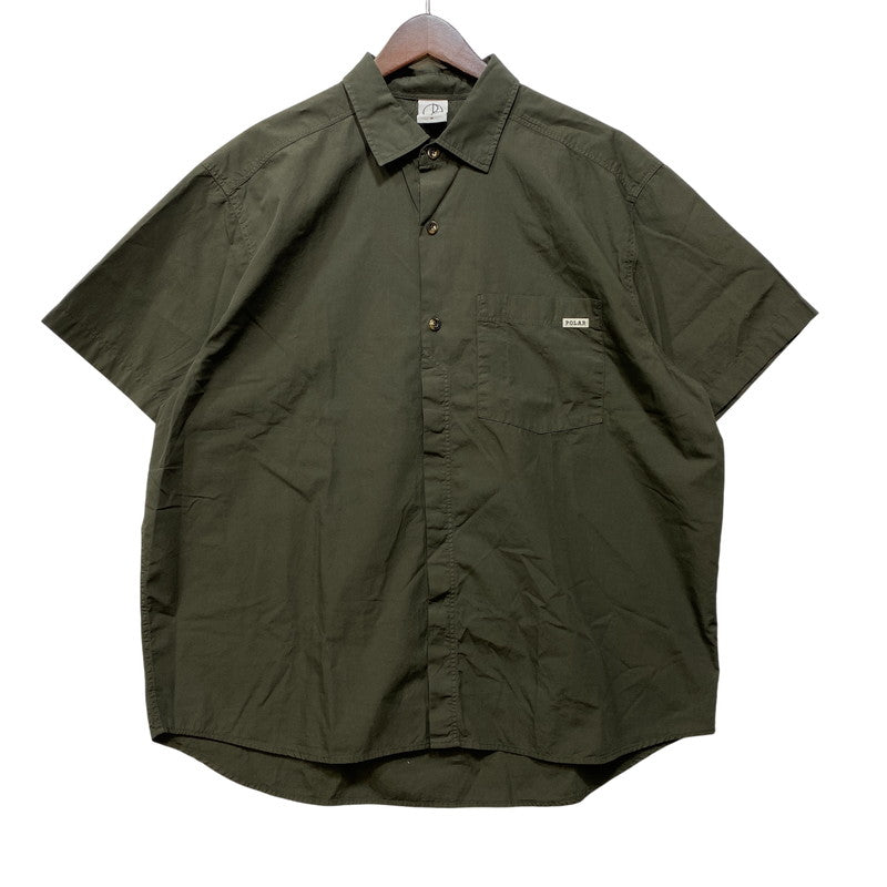 【中古品】【メンズ】 POLAR SKATE ポーラー スケート　25SS MITCH SHIRT　ショートスリーブ ミッチ シャツ 142-260806-yn-11-izu サイズ：M カラー：ダーティブラック 万代Net店