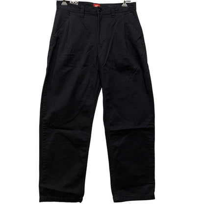 【中古美品】【メンズ】 VANS バンズ 000KYP SKATE LOOSE PLEATED PANT スケート ルーズ プリーツ パンツ ボトムス ズボン 153-260814-cs-18-izu サイズ：W32 カラー：ブラック 万代Net店