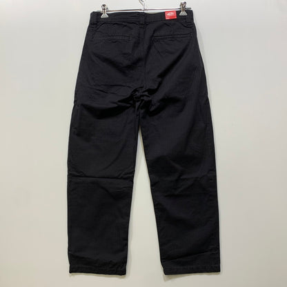 【中古美品】【メンズ】 VANS バンズ 000KYP SKATE LOOSE PLEATED PANT スケート ルーズ プリーツ パンツ ボトムス ズボン 153-260814-cs-18-izu サイズ：W32 カラー：ブラック 万代Net店