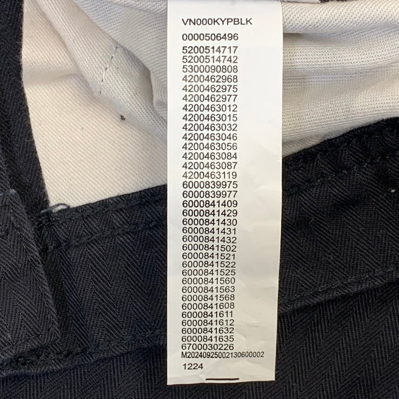 【中古美品】【メンズ】 VANS バンズ 000KYP SKATE LOOSE PLEATED PANT スケート ルーズ プリーツ パンツ ボトムス ズボン 153-260814-cs-18-izu サイズ：W32 カラー：ブラック 万代Net店