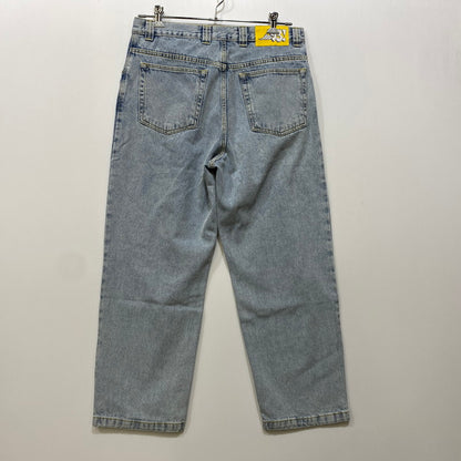 【中古品】【メンズ】 POLAR SKATE ポーラー スケート 93’DENIM 22FW BAGGY DENIM PANTS バギー デニム パンツ ボトムス 153-260806-yn-15-izu サイズ：32/30 カラー：ライトブルー 万代Net店