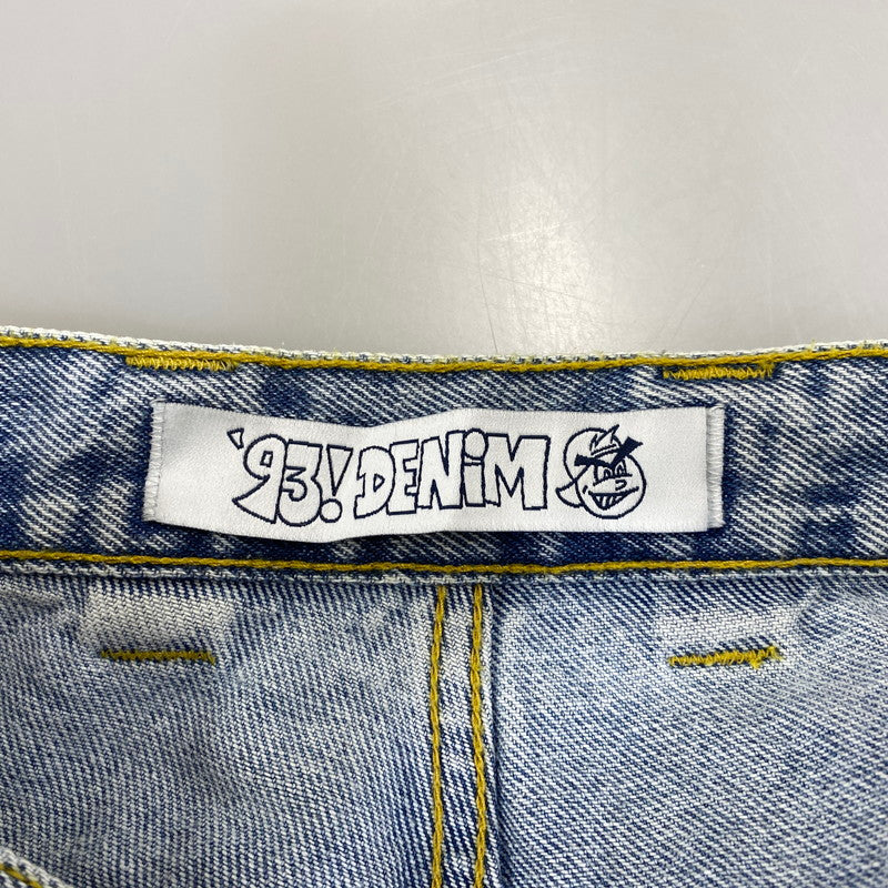 【中古品】【メンズ】 POLAR SKATE ポーラー スケート 93’DENIM 22FW BAGGY DENIM PANTS バギー デニム パンツ ボトムス 153-260806-yn-15-izu サイズ：32/30 カラー：ライトブルー 万代Net店