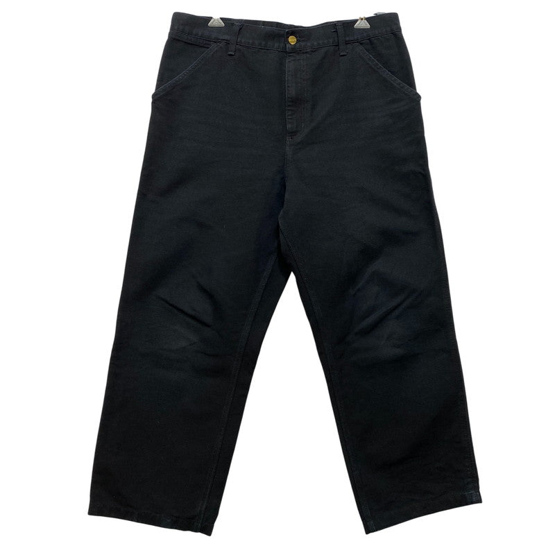 【中古品】【メンズ】 CARHARTT WIP カーハートダブリューアイピー I031220 SIMPLE PANTS シンプル パンツ ボトムス 153-260806-yn-14-izu サイズ：34×32 カラー：ブラック 万代Net店