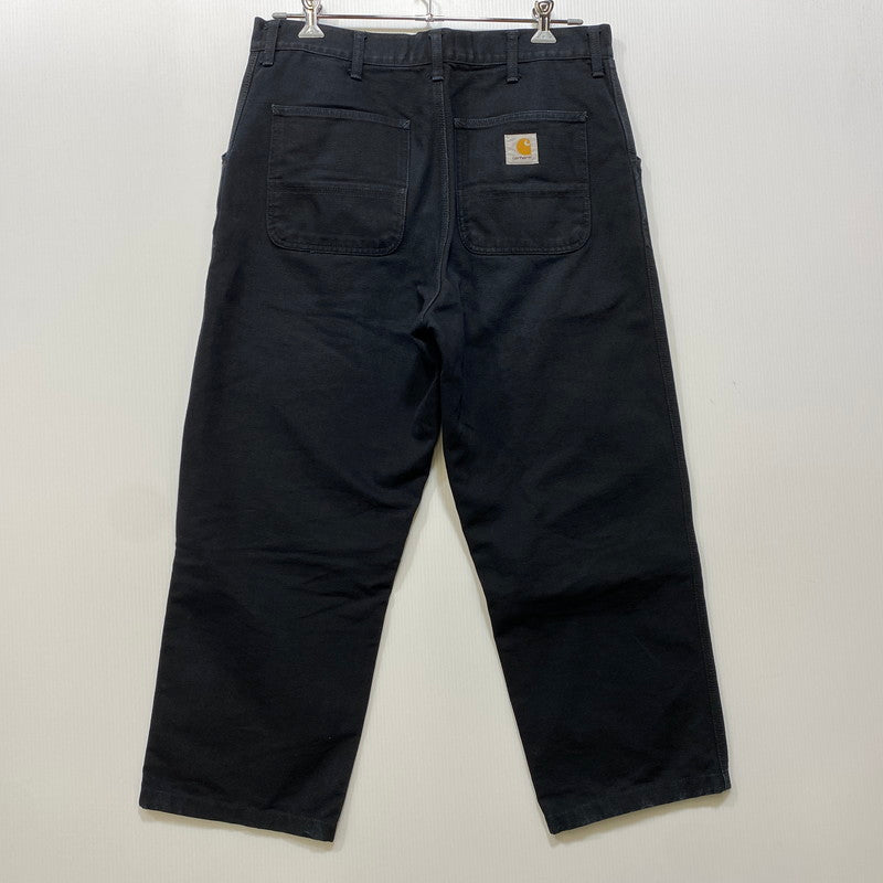 【中古品】【メンズ】 CARHARTT WIP カーハートダブリューアイピー I031220 SIMPLE PANTS シンプル パンツ ボトムス 153-260806-yn-14-izu サイズ：34×32 カラー：ブラック 万代Net店