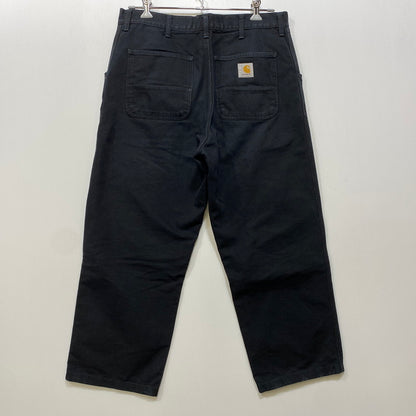 【中古品】【メンズ】 CARHARTT WIP カーハートダブリューアイピー I031220 SIMPLE PANTS シンプル パンツ ボトムス 153-260806-yn-14-izu サイズ：34×32 カラー：ブラック 万代Net店
