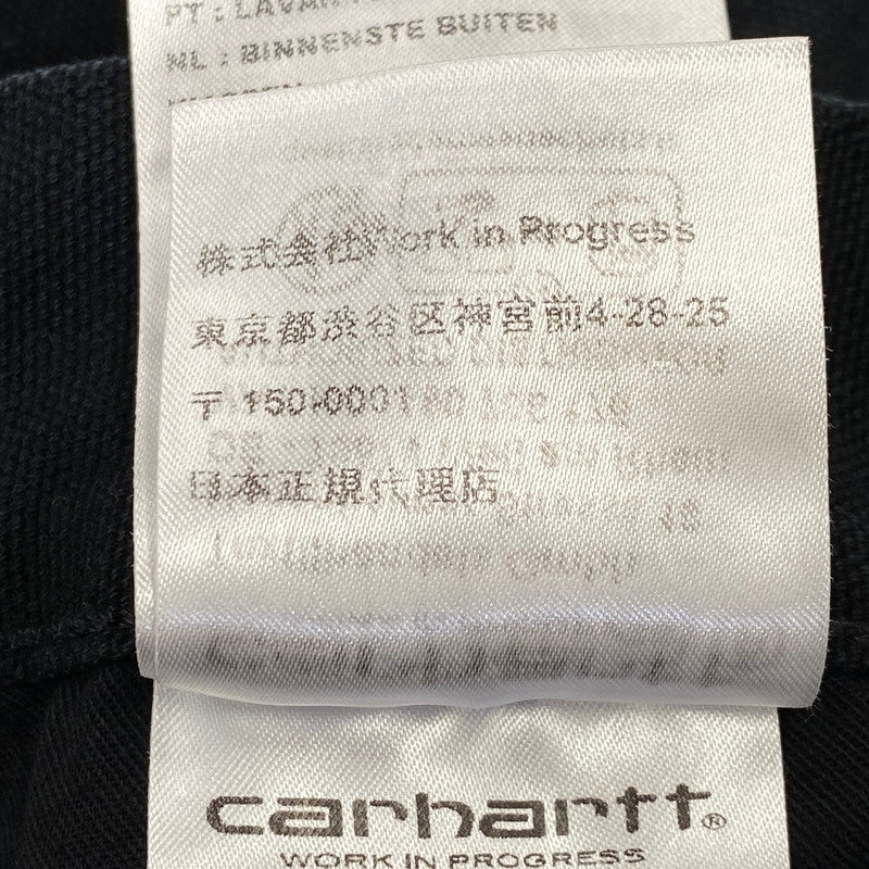 【中古品】【メンズ】 CARHARTT WIP カーハートダブリューアイピー I031220 SIMPLE PANTS シンプル パンツ ボトムス 153-260806-yn-14-izu サイズ：34×32 カラー：ブラック 万代Net店