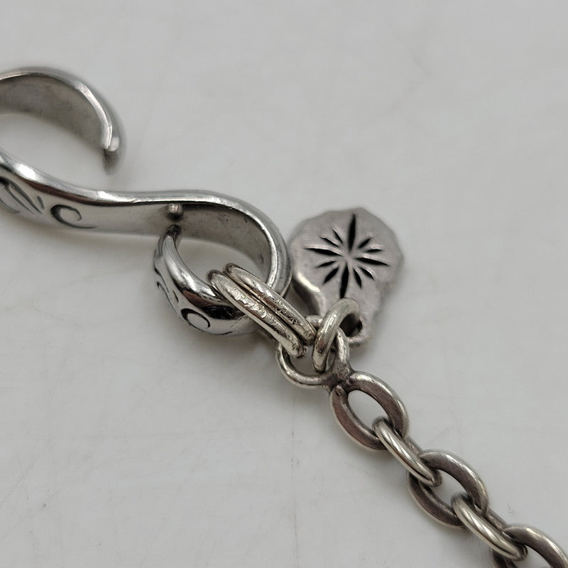 【中古品】【メンズ/レディース】 SAAD サード SV925 MEDICINE WHEEL＆EAGLECLAW HOOK CUSTOM NECKLACE メディスン ホイール イーグルクロウ フック カスタム ネックレス アクセサリー 191-260807-cs-20-izu カラー：シルバー 万代Net店