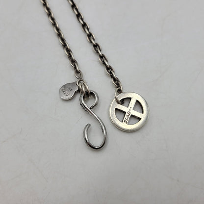 【中古品】【メンズ/レディース】 SAAD サード SV925 MEDICINE WHEEL＆EAGLECLAW HOOK CUSTOM NECKLACE メディスン ホイール イーグルクロウ フック カスタム ネックレス アクセサリー 191-260807-cs-20-izu カラー：シルバー 万代Net店