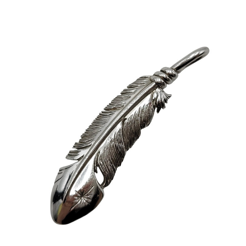 【中古品】【メンズ/レディース】 SAAD サード SV925 SUN SYMBOL FEATHER PENDANT TOP サン シンボル フェザー ペンダント トップ アクセサリー 191-260807-cs-22-izu カラー：シルバー 万代Net店