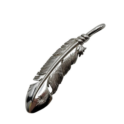 【中古品】【メンズ/レディース】 SAAD サード SV925 SUN SYMBOL FEATHER PENDANT TOP サン シンボル フェザー ペンダント トップ アクセサリー 191-260807-cs-22-izu カラー：シルバー 万代Net店