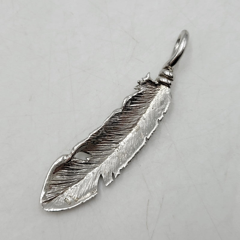 【中古品】【メンズ/レディース】 SAAD サード SV925 SUN SYMBOL FEATHER PENDANT TOP サン シンボル フェザー ペンダント トップ アクセサリー 191-260807-cs-22-izu カラー：シルバー 万代Net店