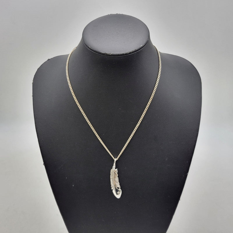 【中古品】【メンズ/レディース】 SAAD サード SV925 SUN SYMBOL FEATHER PENDANT TOP サン シンボル フェザー ペンダント トップ アクセサリー 191-260807-cs-22-izu カラー：シルバー 万代Net店