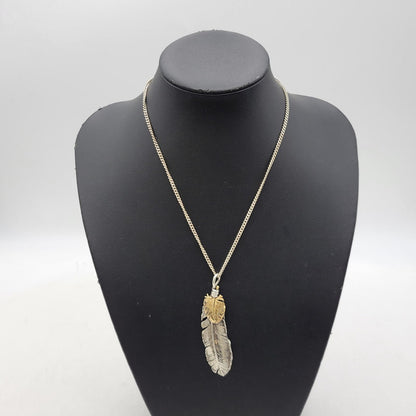【中古品】【メンズ/レディース】 SAAD サード SV925 BRONZE HEART FEATHER PENDANT TOP ブロンズ ハート フェザー ペンダント トップ アクセサリー 191-260807-cs-21-izu カラー：シルバー 万代Net店