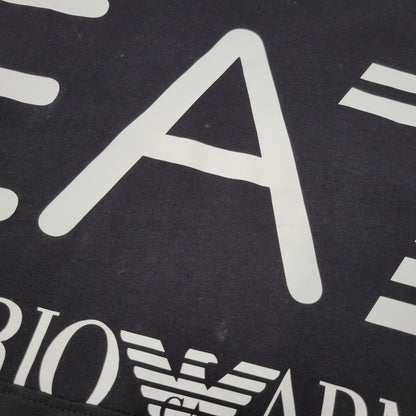 【中古品】【メンズ】 EA7 EMPORIO ARMANI エンポリオアルマーニ LOGO L/S TEE 6KPT30 PJ6EZ ロゴ ロングスリーブ Tシャツ 長袖 141-260814-as-08-izu サイズ：M カラー：ブラック 万代Net店