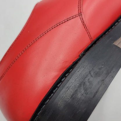 【中古品】【メンズ】 山根 靴店 YHL-2005 UCHIP SHOES ユーチップ シューズ 靴 164-260807-cs-24-izu サイズ：27.5cm カラー：レッド 万代Net店