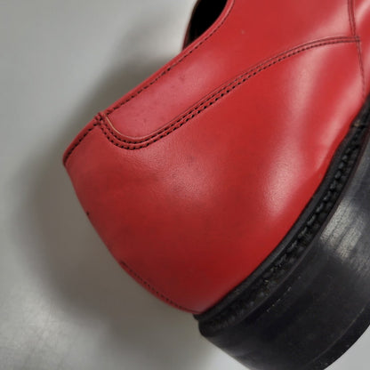 【中古品】【メンズ】 山根 靴店 YHL-2005 UCHIP SHOES ユーチップ シューズ 靴 164-260807-cs-24-izu サイズ：27.5cm カラー：レッド 万代Net店