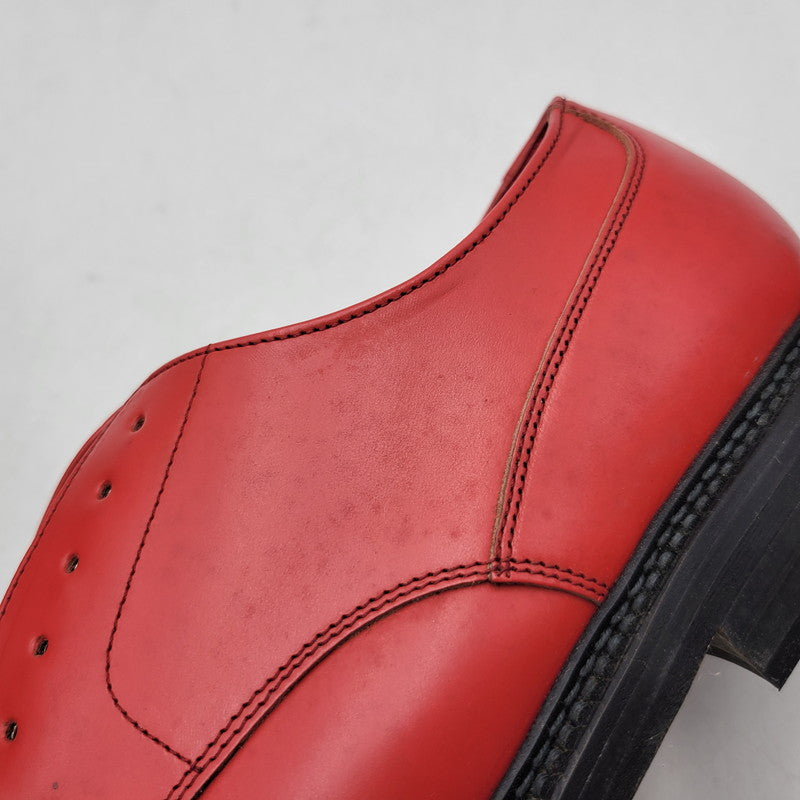 【中古品】【メンズ】 山根 靴店 YHL-2005 UCHIP SHOES ユーチップ シューズ 靴 164-260807-cs-24-izu サイズ：27.5cm カラー：レッド 万代Net店
