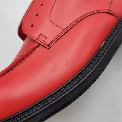 【中古品】【メンズ】 山根 靴店 YHL-2005 UCHIP SHOES ユーチップ シューズ 靴 164-260807-cs-24-izu サイズ：27.5cm カラー：レッド 万代Net店