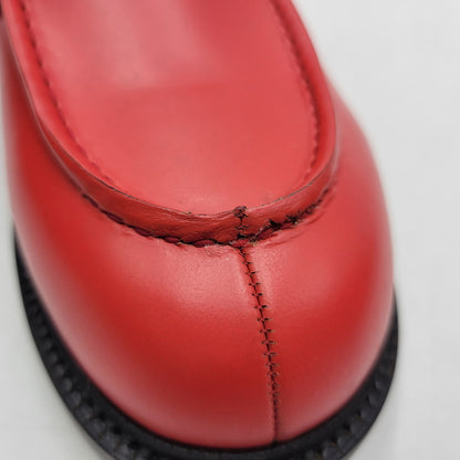 【中古品】【メンズ】 山根 靴店 YHL-2005 UCHIP SHOES ユーチップ シューズ 靴 164-260807-cs-24-izu サイズ：27.5cm カラー：レッド 万代Net店