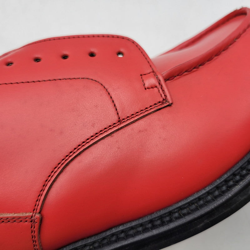 【中古品】【メンズ】 山根 靴店 YHL-2005 UCHIP SHOES ユーチップ シューズ 靴 164-260807-cs-24-izu サイズ：27.5cm カラー：レッド 万代Net店