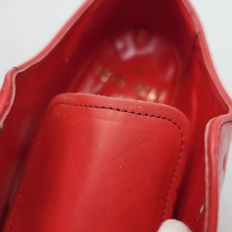 【中古品】【メンズ】 山根 靴店 YHL-2005 UCHIP SHOES ユーチップ シューズ 靴 164-260807-cs-24-izu サイズ：27.5cm カラー：レッド 万代Net店