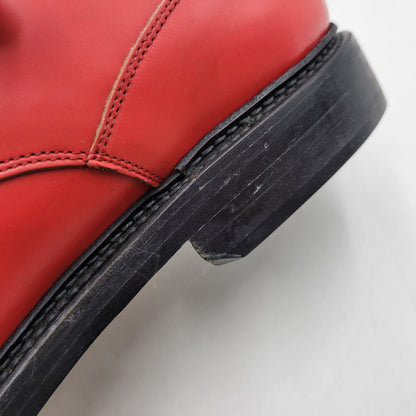 【中古品】【メンズ】 山根 靴店 YHL-2005 UCHIP SHOES ユーチップ シューズ 靴 164-260807-cs-24-izu サイズ：27.5cm カラー：レッド 万代Net店