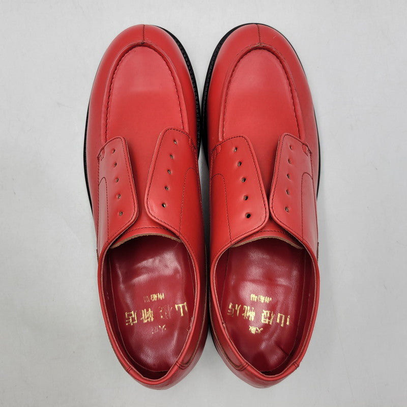 【中古品】【メンズ】 山根 靴店 YHL-2005 UCHIP SHOES ユーチップ シューズ 靴 164-260807-cs-24-izu サイズ：27.5cm カラー：レッド 万代Net店