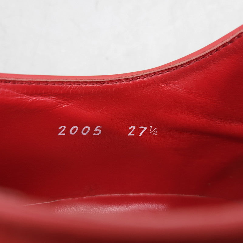 【中古品】【メンズ】 山根 靴店 YHL-2005 UCHIP SHOES ユーチップ シューズ 靴 164-260807-cs-24-izu サイズ：27.5cm カラー：レッド 万代Net店