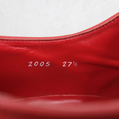 【中古品】【メンズ】 山根 靴店 YHL-2005 UCHIP SHOES ユーチップ シューズ 靴 164-260807-cs-24-izu サイズ：27.5cm カラー：レッド 万代Net店