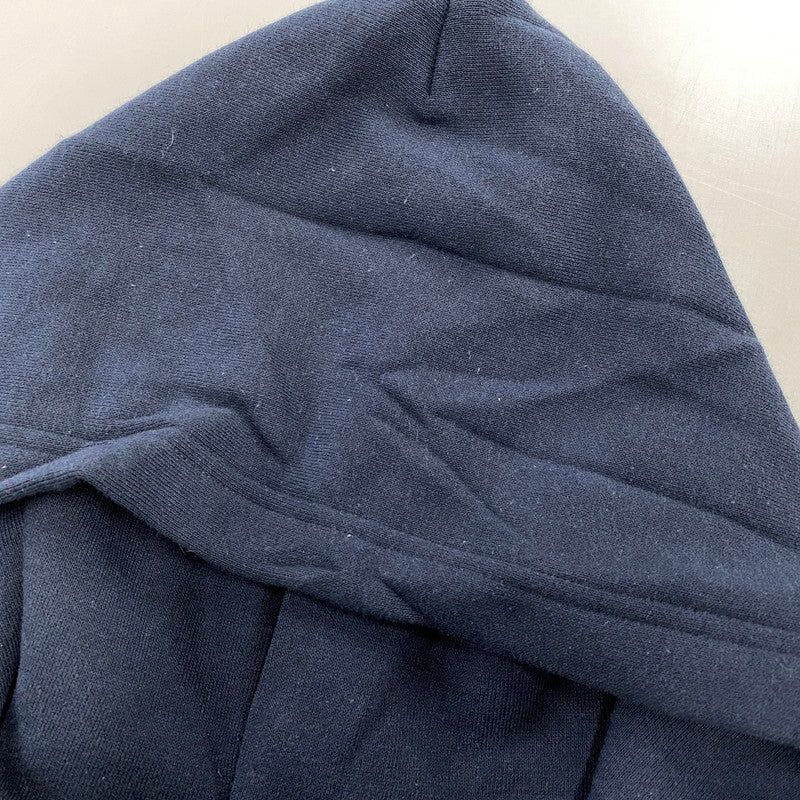 【中古品】【メンズ】 EVISU エヴィス 切替 ZIPUP HOODIE ジップアップ フーディー トップス 長袖 145-260807-ya-02-izu サイズ：42 カラー：ネイビー 万代Net店