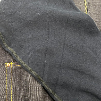 【中古品】【メンズ】 EVISU エヴィス 切替 ZIPUP HOODIE ジップアップ フーディー トップス 長袖 145-260807-ya-02-izu サイズ：42 カラー：ネイビー 万代Net店