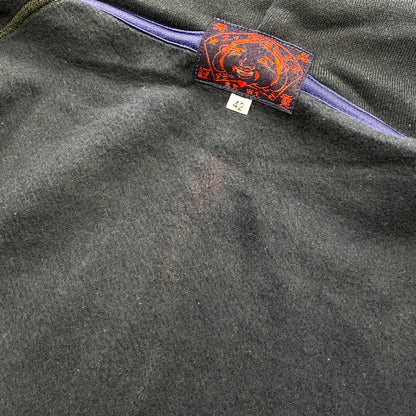 【中古品】【メンズ】 EVISU エヴィス 切替 ZIPUP HOODIE ジップアップ フーディー トップス 長袖 145-260807-ya-02-izu サイズ：42 カラー：ネイビー 万代Net店
