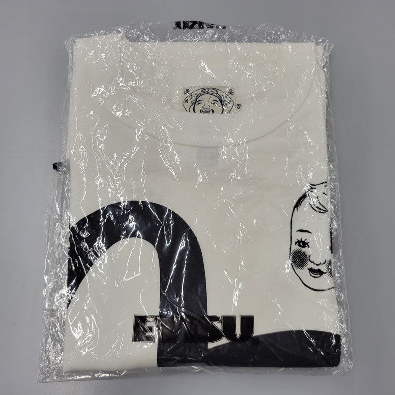 【中古品】【メンズ】 EVISU エヴィス 少年エヴィス SS TEE ショートスリーブ Tシャツ トップス 145-260815-kh-05-izu サイズ：46 カラー：ホワイト 万代Net店