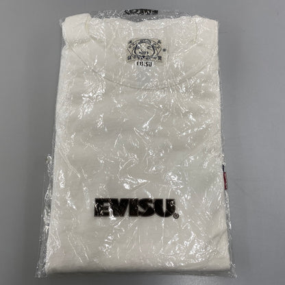 【中古品】【メンズ】 EVISU エヴィス カモメ DENIM POCKET L S TEE デニム ポケット ロングスリーブ Tシャツ トップス 長袖 145-260807-ya-07-izu サイズ：46 カラー：ホワイト 万代Net店
