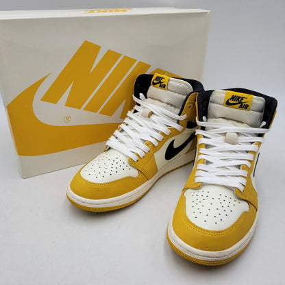 【中古品】【メンズ】 NIKE ナイキ DZ5485-701 AIR JORDAN 1 RETRO HIGH OG エア ジョーダン ワン レトロ ハイ オリジナル スニーカー シューズ 靴 160-260807-cs-30-izu サイズ：26.5cm カラー：YELLOW OCHRE/BLACK-SAIL 万代Net店