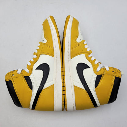 【中古品】【メンズ】 NIKE ナイキ DZ5485-701 AIR JORDAN 1 RETRO HIGH OG エア ジョーダン ワン レトロ ハイ オリジナル スニーカー シューズ 靴 160-260807-cs-30-izu サイズ：26.5cm カラー：YELLOW OCHRE/BLACK-SAIL 万代Net店