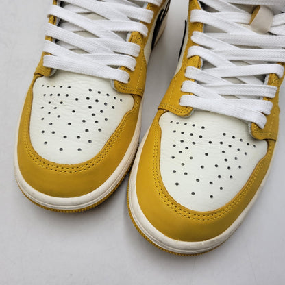 【中古品】【メンズ】 NIKE ナイキ DZ5485-701 AIR JORDAN 1 RETRO HIGH OG エア ジョーダン ワン レトロ ハイ オリジナル スニーカー シューズ 靴 160-260807-cs-30-izu サイズ：26.5cm カラー：YELLOW OCHRE/BLACK-SAIL 万代Net店