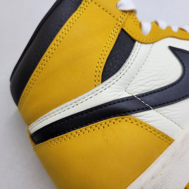 【中古品】【メンズ】 NIKE ナイキ DZ5485-701 AIR JORDAN 1 RETRO HIGH OG エア ジョーダン ワン レトロ ハイ オリジナル スニーカー シューズ 靴 160-260807-cs-30-izu サイズ：26.5cm カラー：YELLOW OCHRE/BLACK-SAIL 万代Net店
