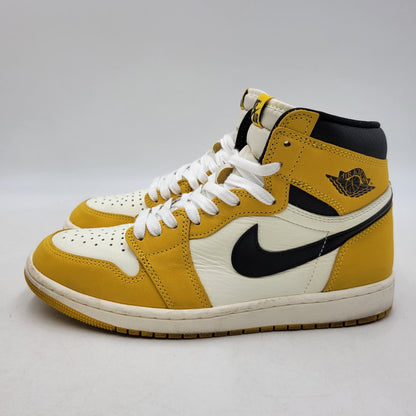 【中古品】【メンズ】 NIKE ナイキ DZ5485-701 AIR JORDAN 1 RETRO HIGH OG エア ジョーダン ワン レトロ ハイ オリジナル スニーカー シューズ 靴 160-260807-cs-30-izu サイズ：26.5cm カラー：YELLOW OCHRE/BLACK-SAIL 万代Net店